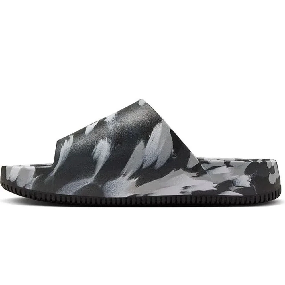 Nike Calm Slides SE Black Marbled Men's Size 13 - (FV5637-001)